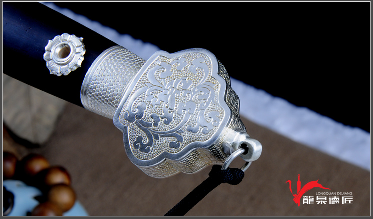 银雕纯钧剑|德匠自炼钢（LJG-2568）| - 知名传统刀剑锻造品牌（原龙剑阁）